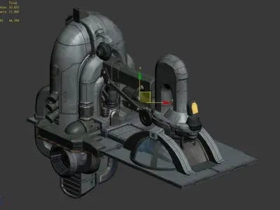 Mechanical Construction - Energy Producer 01 3D model