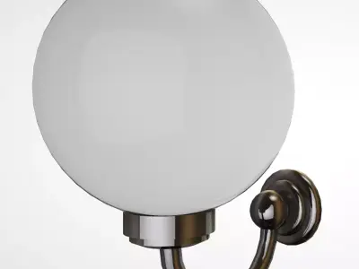 Sphere wall light 3D model