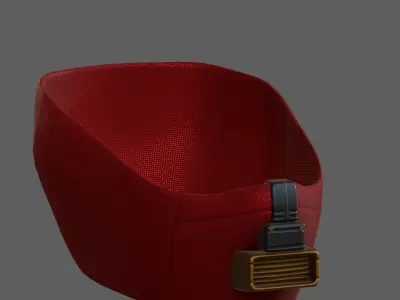 Gas mask helmet 3d model scifi Low-poly  Low-poly 3D model 340