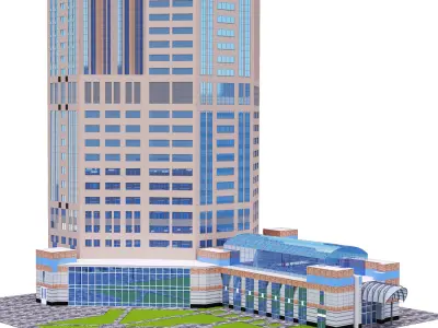 Building 311 S Wacker Dr Chicago IL 3D model