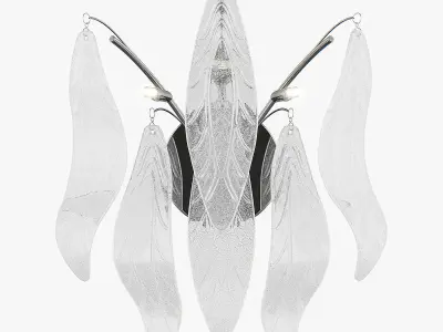 79363x Vetro Lightstar Sconce 3D model