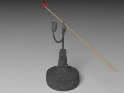 Holder for light splinter 3D model