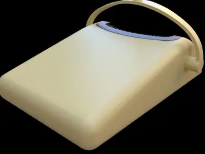 Broom 3d model two brooms and dustpan Low-poly 3D model