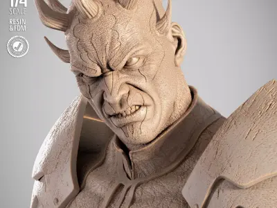 STAR WARS Savage Portrait Bust 3D print model