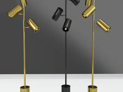 Trio Floor Lamp 3D model