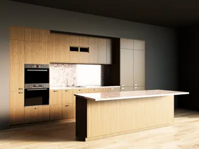 116-Kitchen8 texture 10 3D model