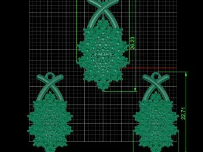 Half set 0050 3D print model