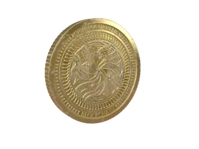 Ekta Coin v5 002 3D model