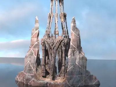 Al Khali Titan Tower 3D model