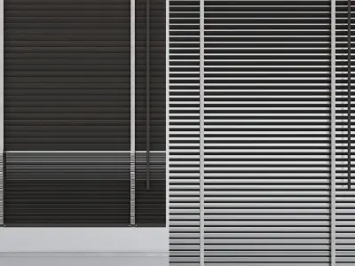 Aluminium door 22 3D model