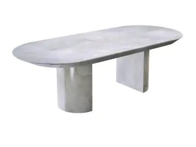 Knife Edge Dining Table 3D model