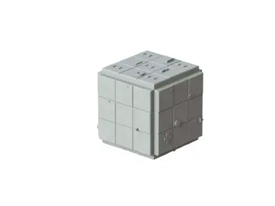 Sci Fi Object No 1698 Low Poly Low-poly 3D model