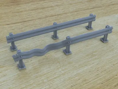 STREET LIGHT SIGN TREE 1-35 FOR DIORAMA SUPPORTED STL 3D print model