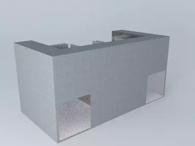 Kitchen counter 07 3D model