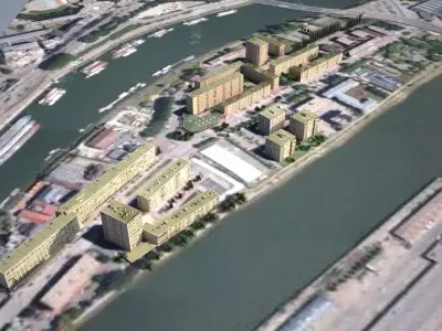 Immeubles - L le Lacroix 3D model