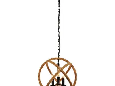 Pranet Light Globe Chandelier 3D model