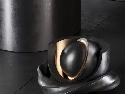 Porcelain tile Laminam Ossido Verderame Bruno Nero Texture