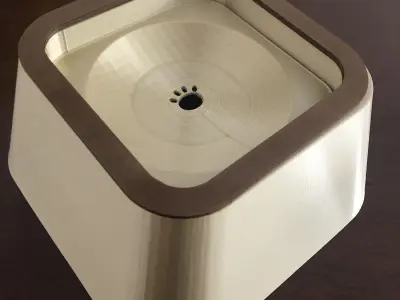 Smart Pet Water Bowl 3D print model
