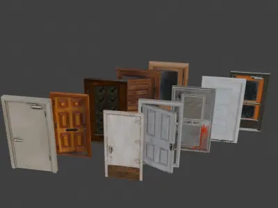 Doors asset pack  3D model