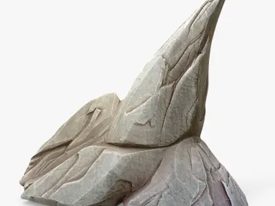 Stylized Sharp Rock 3D model