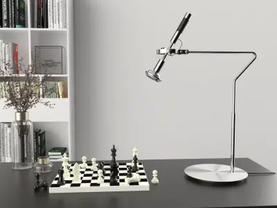 Industrial-style LOFT Table Lamp 3D model
