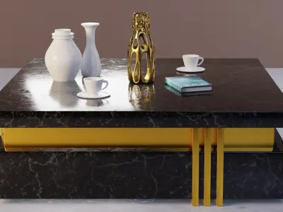 Coffee Table PART18 3D model