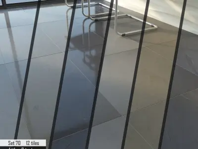 ABC Stone Set 3D model