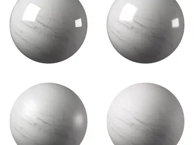 Marble Material and Porcelain Stoneware Tiles - Set 12 Texture