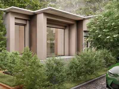 Flat villa 1 3D model