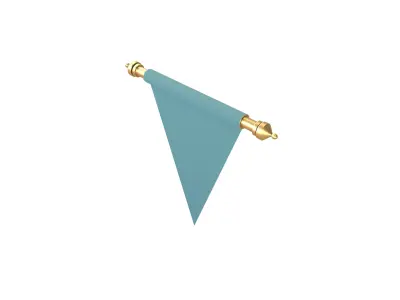 Pennant V2 004 Low-poly 3D model