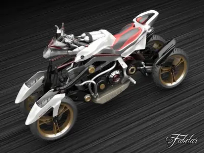 Yamaha Tesseract 3D model