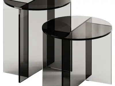 SESTANTE Round Side Table by Tonelli Design 3D model