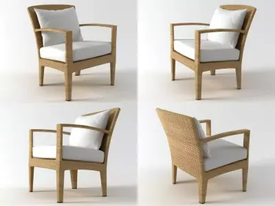 Panama Lounge Chair 3D model
