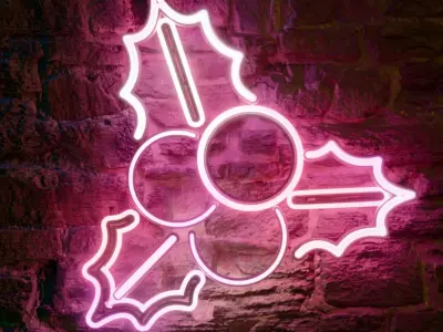 Procedural Neon Light - Drawing to Neon - Geometry Nodes 3D model