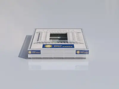 Merkur Spiel-Arena Dusseldorf Stadium Euro 2024 Low-poly 3D model