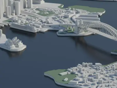 Sydney 3D City 3D model