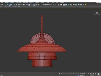 Barron Sconce Low-poly 3D model