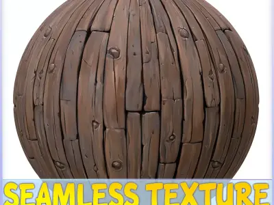 Stylized Wood Seamless Texture Texture 2
