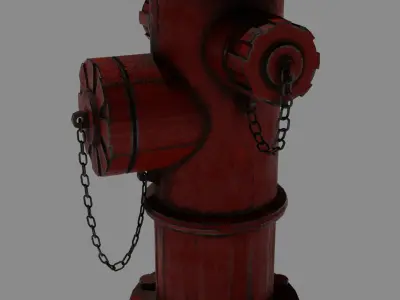 American Fire Hydrant 3D model