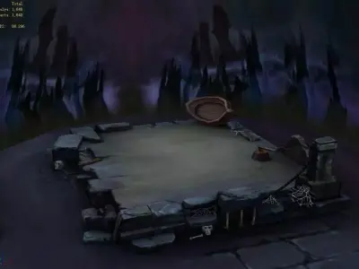 Low model - Snow White Castle 03 3D model