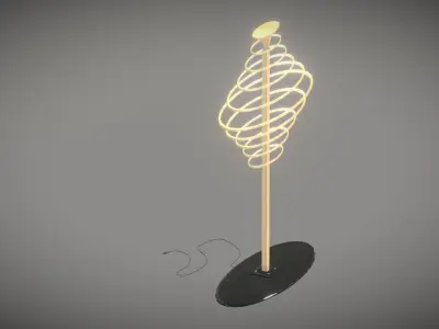 Wooden Ledlamp O-Rings 3D model