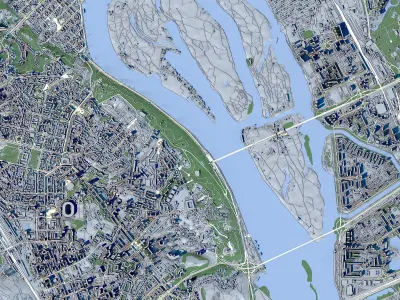 Cityscape Kyiv Ukraine 3D model