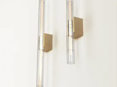 Zangra Transparent Rod Lamps 3D model