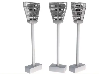Stadium Light Tower 3D model