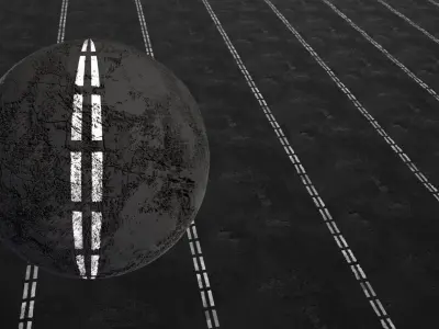 Realistic Asphalt - Realistic Roof Tile - PBR materials Texture Texture