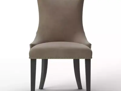 The Modern Dining Suite - Minimalist Upholstered Chairs 3D Model Pack