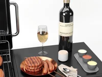 Barbecue 11 3D model
