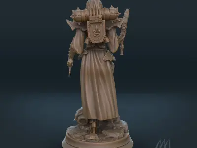 Sister of battle PRE-SUPPORTED 3D print model