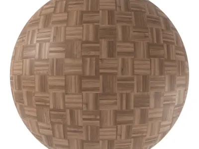 Parquet - Laminate - Wooden floor 4 in 1 3D model 36