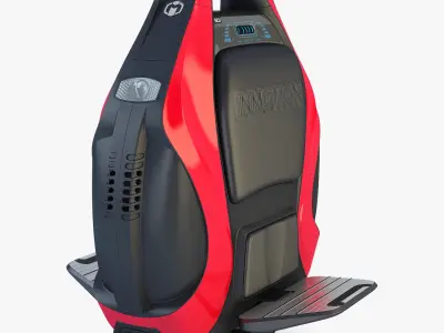 Inmotion V3 Pro red 3D model